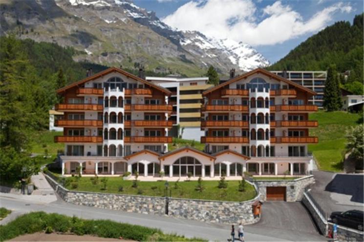 Residenz Ambassador B11 Appartement Leukerbad Buitenkant foto