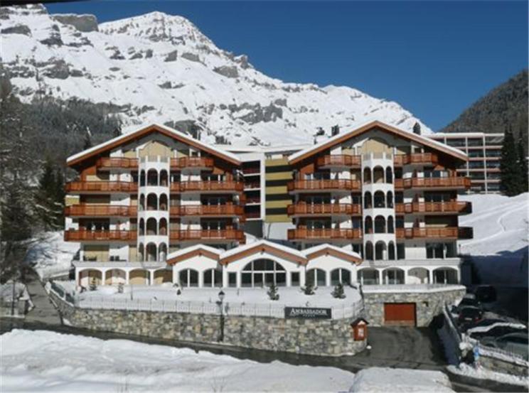 Residenz Ambassador B11 Appartement Leukerbad Buitenkant foto
