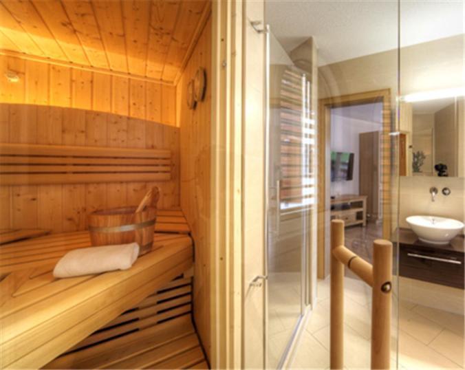 Residenz Ambassador B11 Appartement Leukerbad Kamer foto